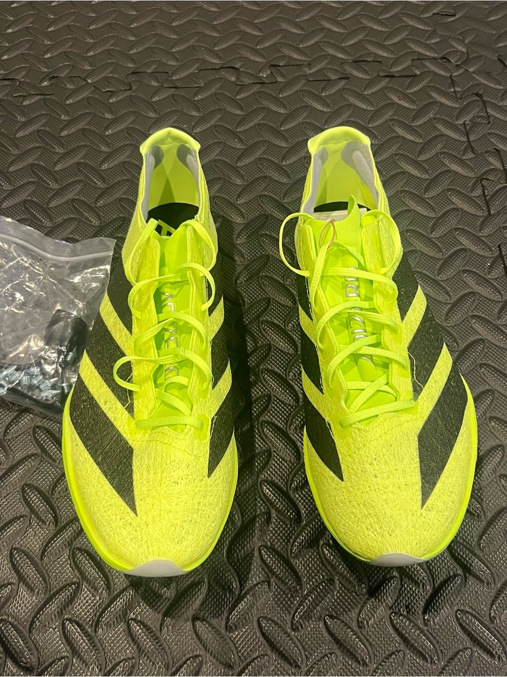 Adidas Adizero Prime SP 3 Strung ‘Lucid Lemon Black’ IH5800 Sizes 7.5, 8, & 8.5